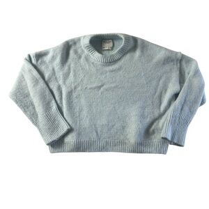 Abercrombie & Fitch Soft Blue Crew Neck Sweater